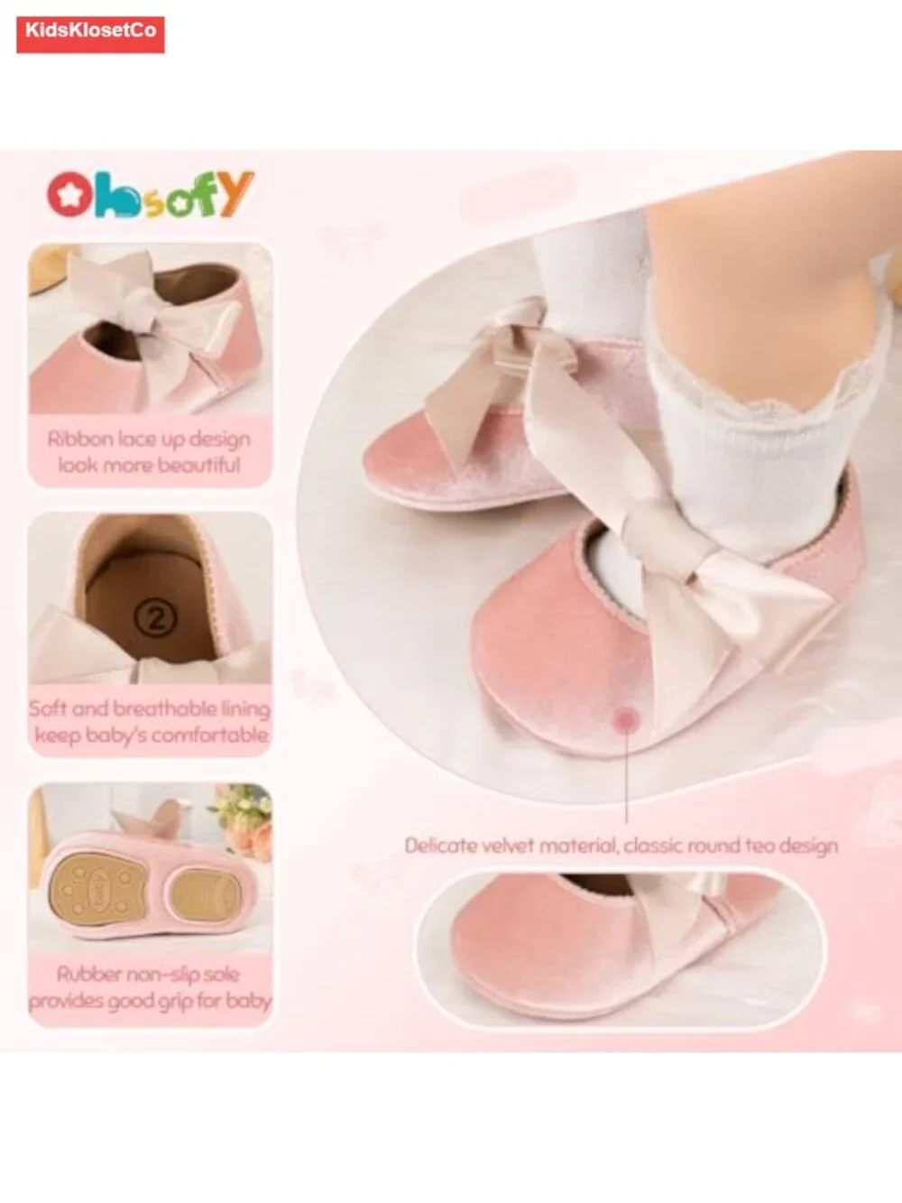 Infant Baby Girls Mary Jane Flats Princess Wedding Dress Shoes Sparkle PU